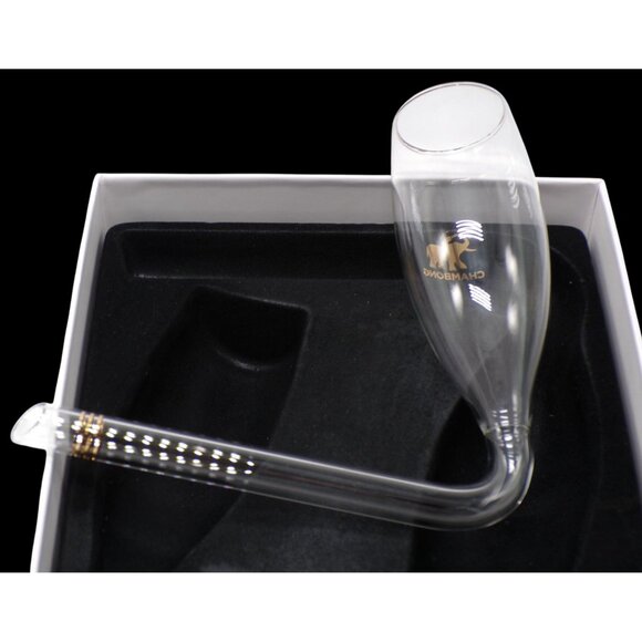 Chambong Champagne Glass Set with Gold Detailing & Decorative Box 6oz Classy AF - Picture 6 of 8